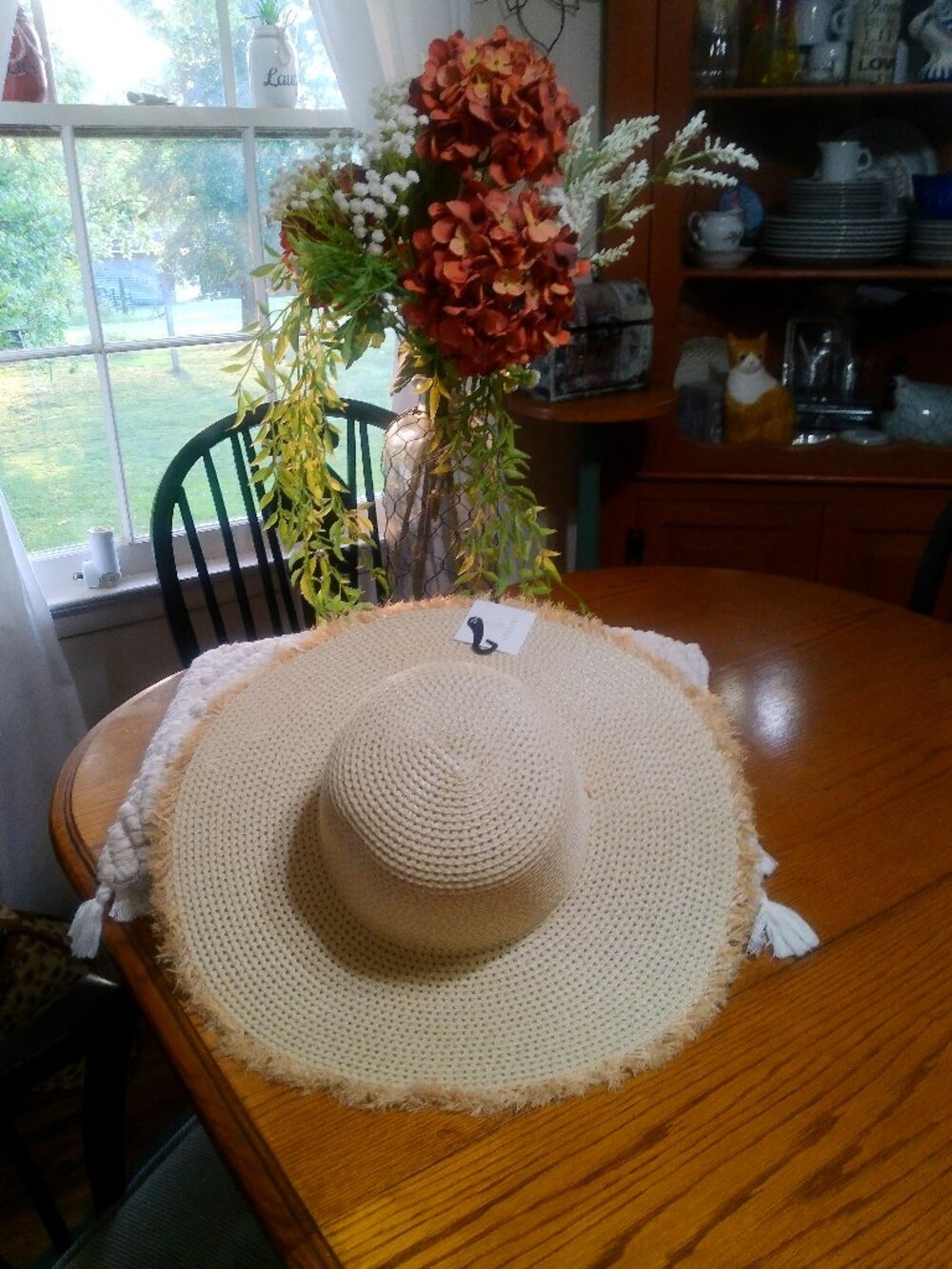 STYLINE WIDE BRIM HAT NEW WITH TAGS NATURAL COLOR
